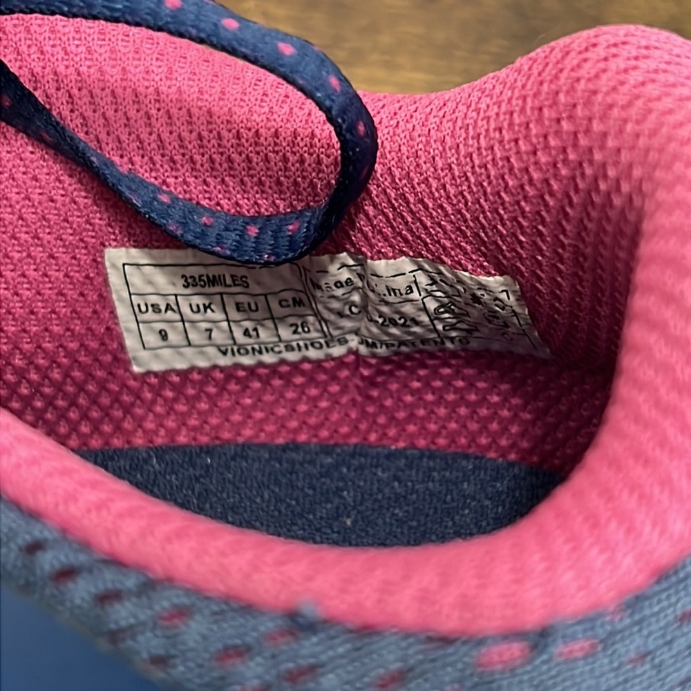 Vionic Shoes Women’s Size 9 Indigo Miles Purple Pink Sneakers - Picture 11 of 17